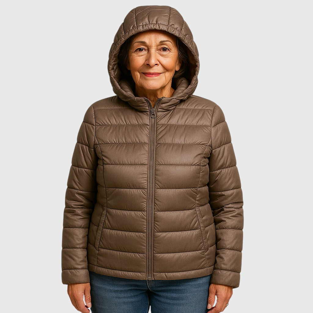 Mira Mid-Season Jacket | Champagne