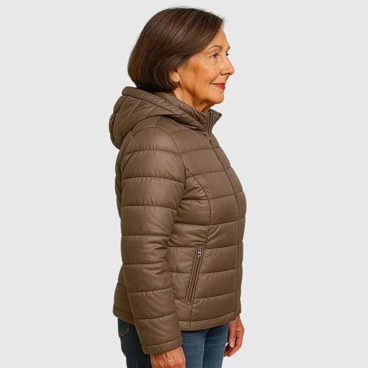 Mira Mid-Season Jacket | Champagne