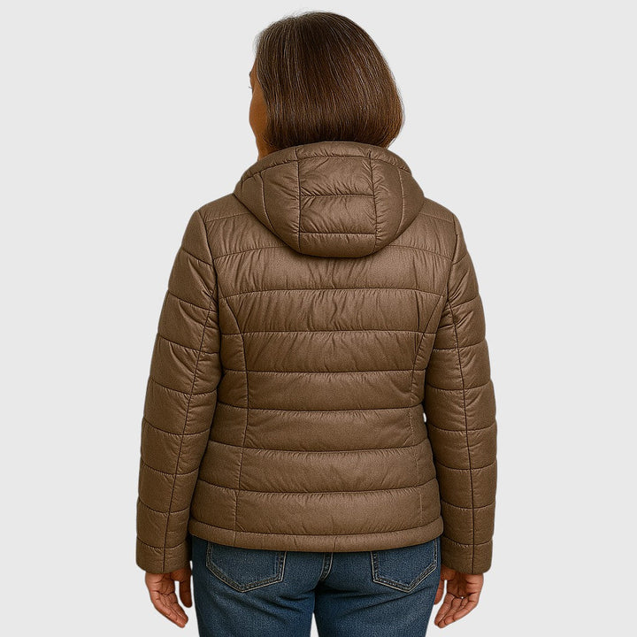 Mira Mid-Season Jacket | Champagne