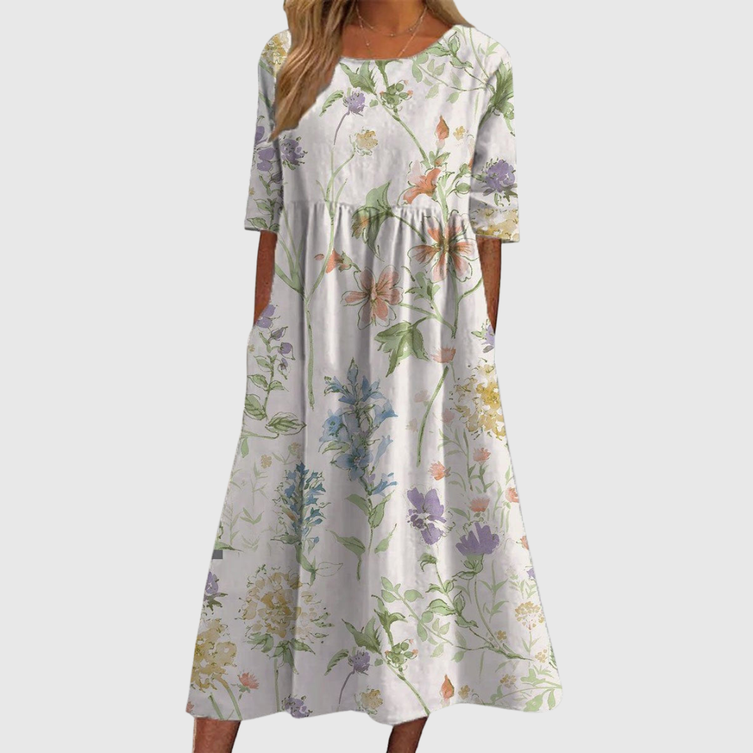 Clara | Uvolněné midi šaty