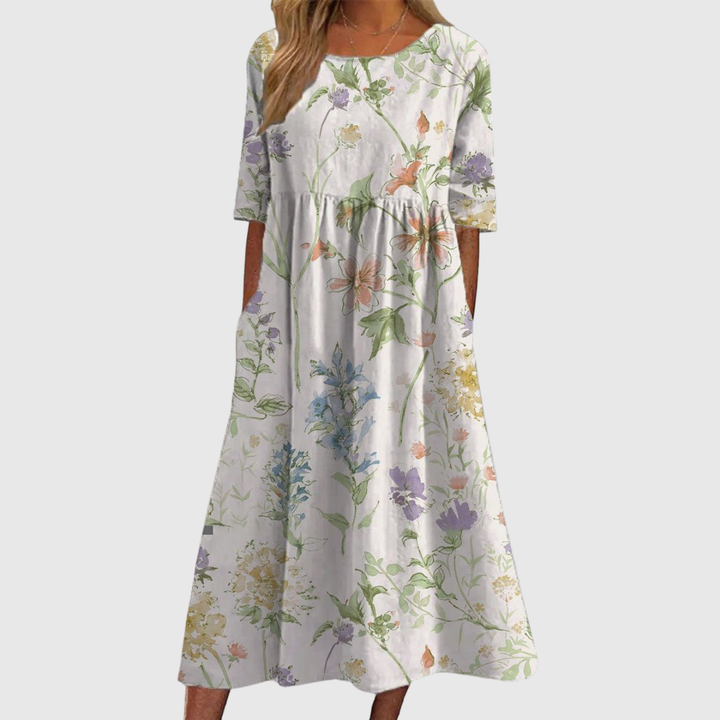 Clara | Uvolněné midi šaty