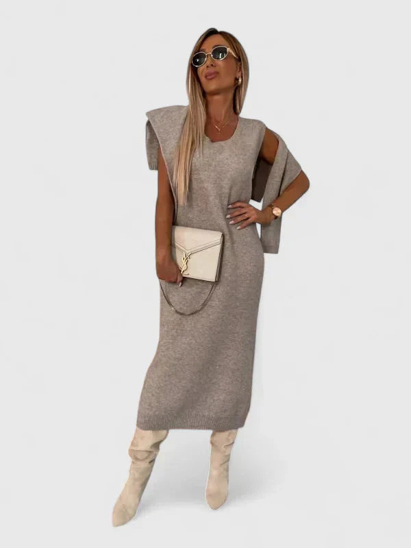 Chrystahl | Elegantní šaty a svetr s vysokým límcem