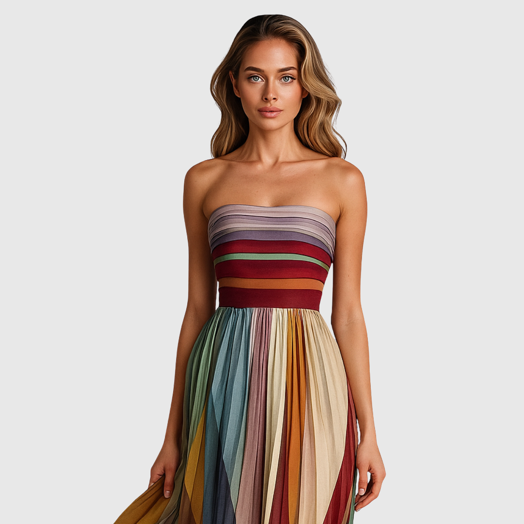 Isola | Chic Dlouhé Šaty S Elegantními Detaily