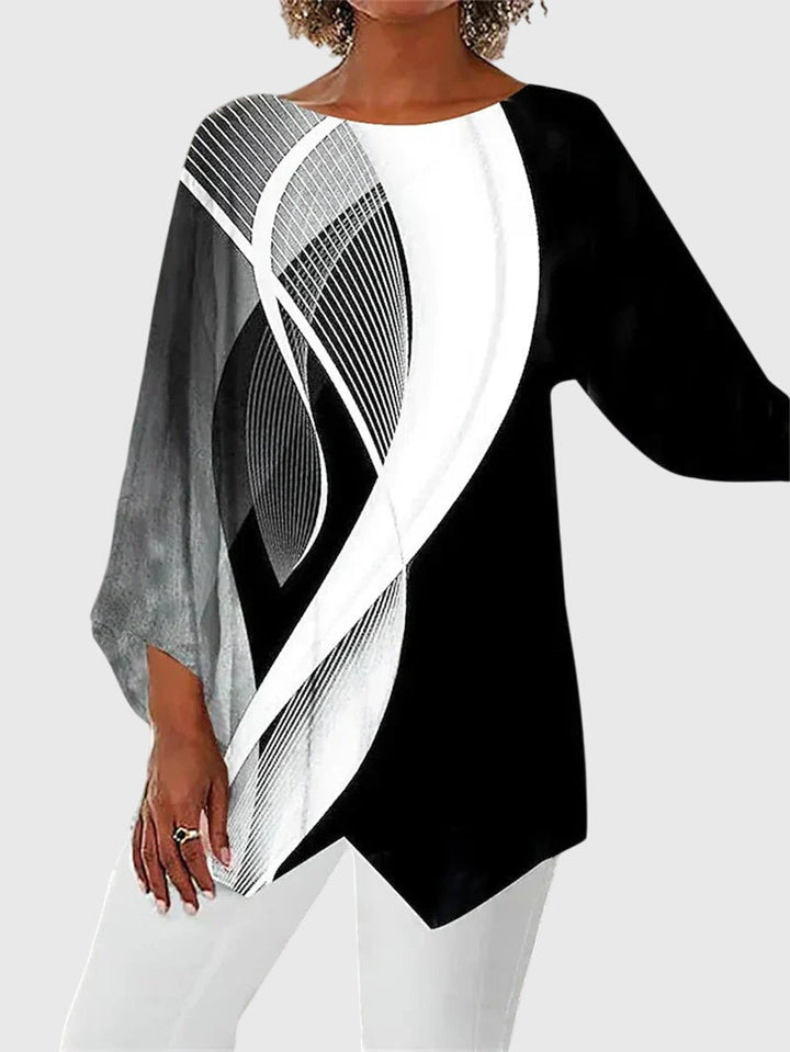 Alayah | Elegantní top s kulatým výstřihem