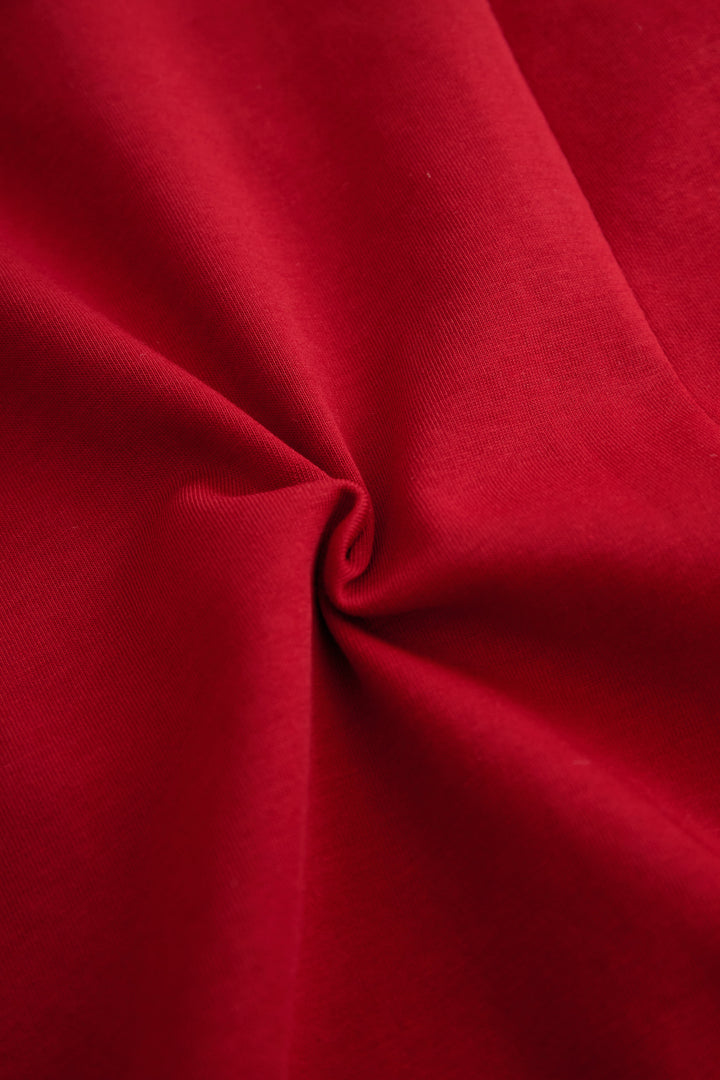 Ruby | Burgundská bezramínková midi šaty