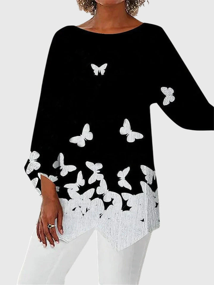 Alayah | Elegantní top s kulatým výstřihem