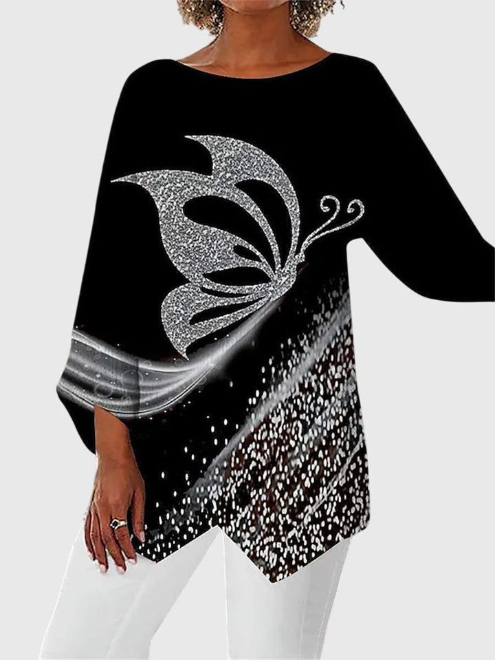 Alayah | Elegantní top s kulatým výstřihem