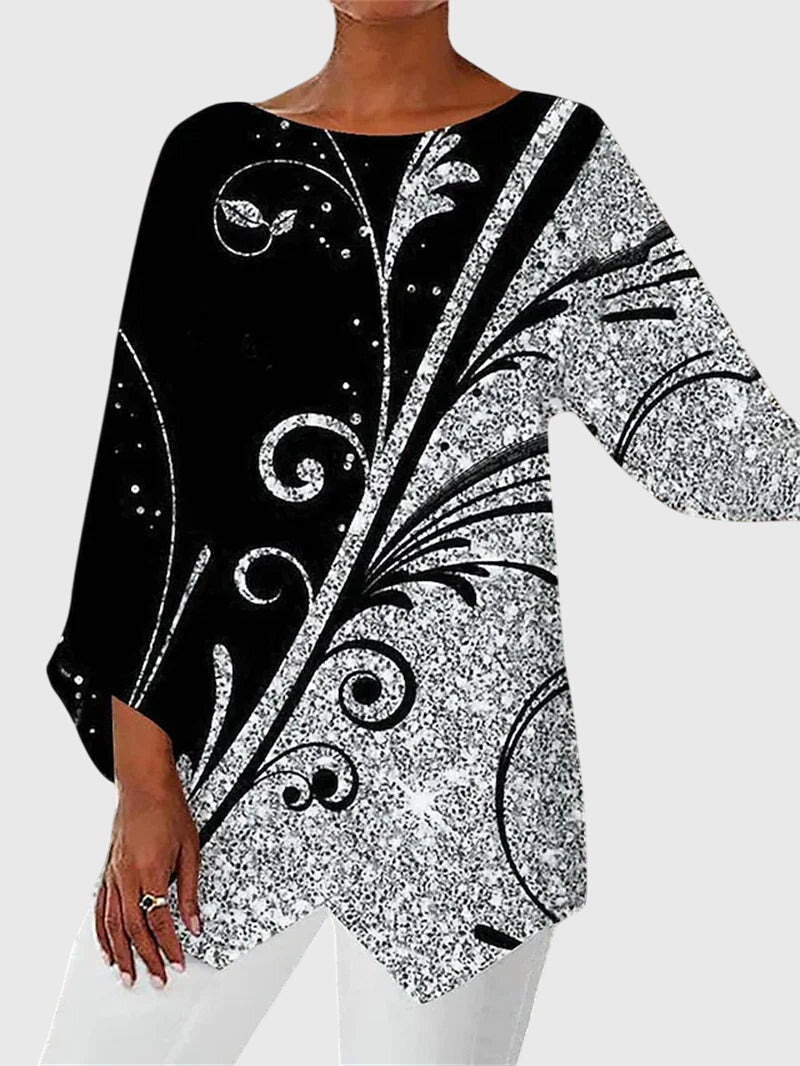 Alayah | Elegantní top s kulatým výstřihem