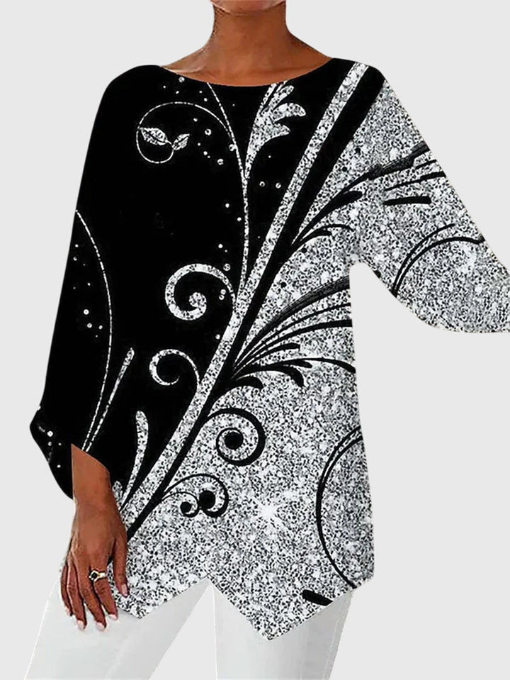 Alayah | Elegantní top s kulatým výstřihem