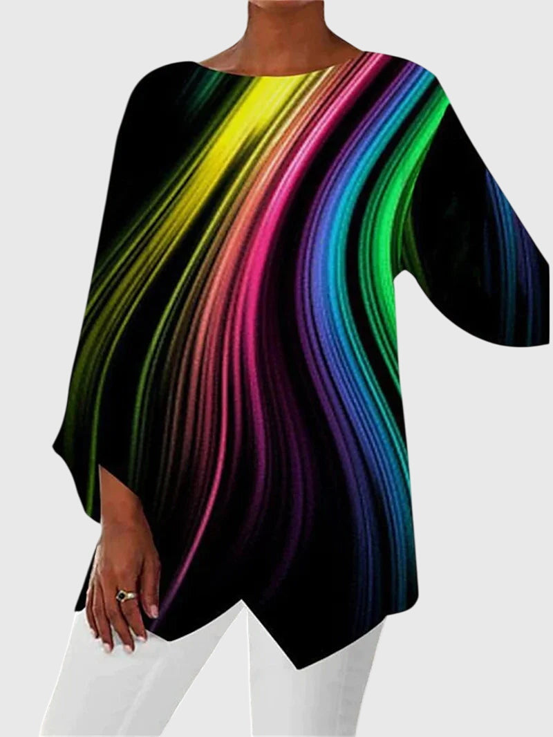 Alayah | Elegantní top s kulatým výstřihem