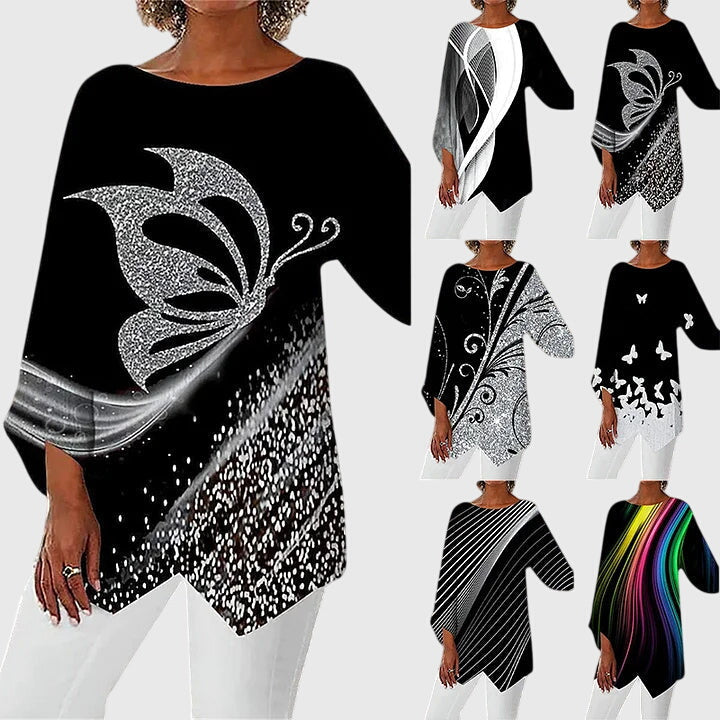 Alayah | Elegantní top s kulatým výstřihem